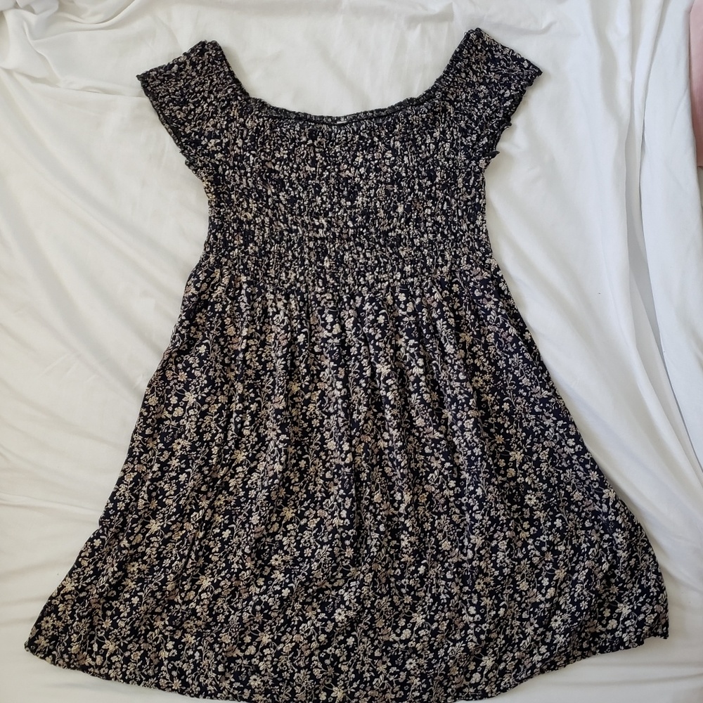 Floral Off the Shoulder Dress